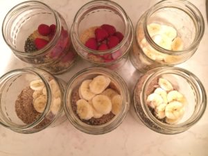 Bulk breakfast tip trick 4: Add banan and fruits